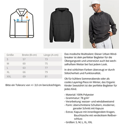 Urban Windbreaker mit Stick   - Urban Windbreaker mit Stick