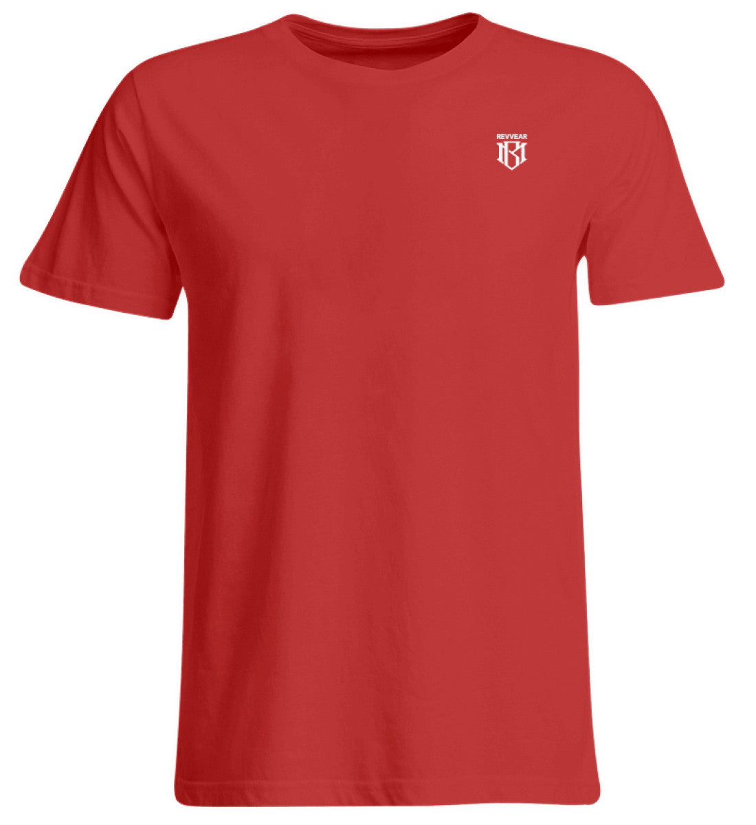 Übergrößen Unisex T-Shirt in rot, 100% Baumwolle, gerader Schnitt, Rundhalsausschnitt, in Größen 3XL-5XL.