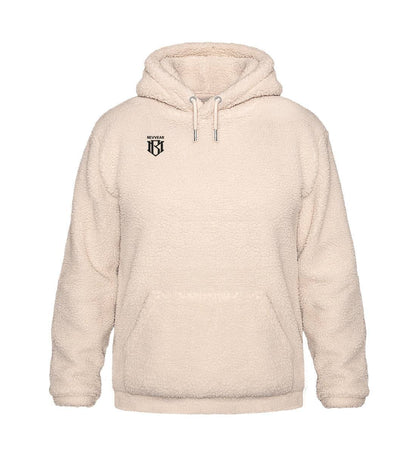 Kuscheliger Organic Sherpa Hoodie Mit Kängurutasche Und Individuellen Stickmotiven