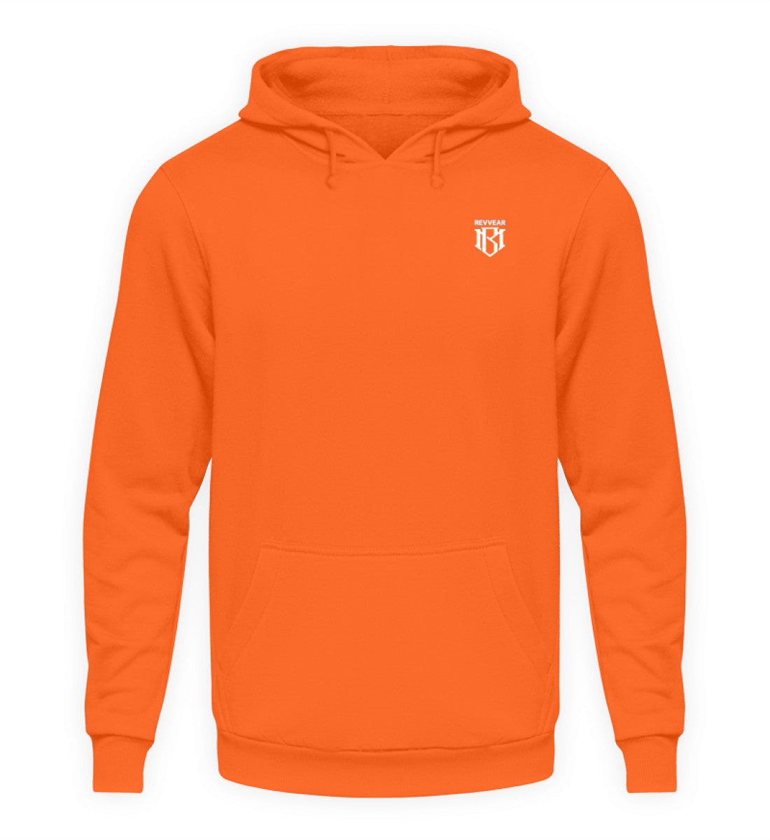 Unisex Hoodie with drawstring hood, 80% cotton, 20% polyester, available in multiple sizes.