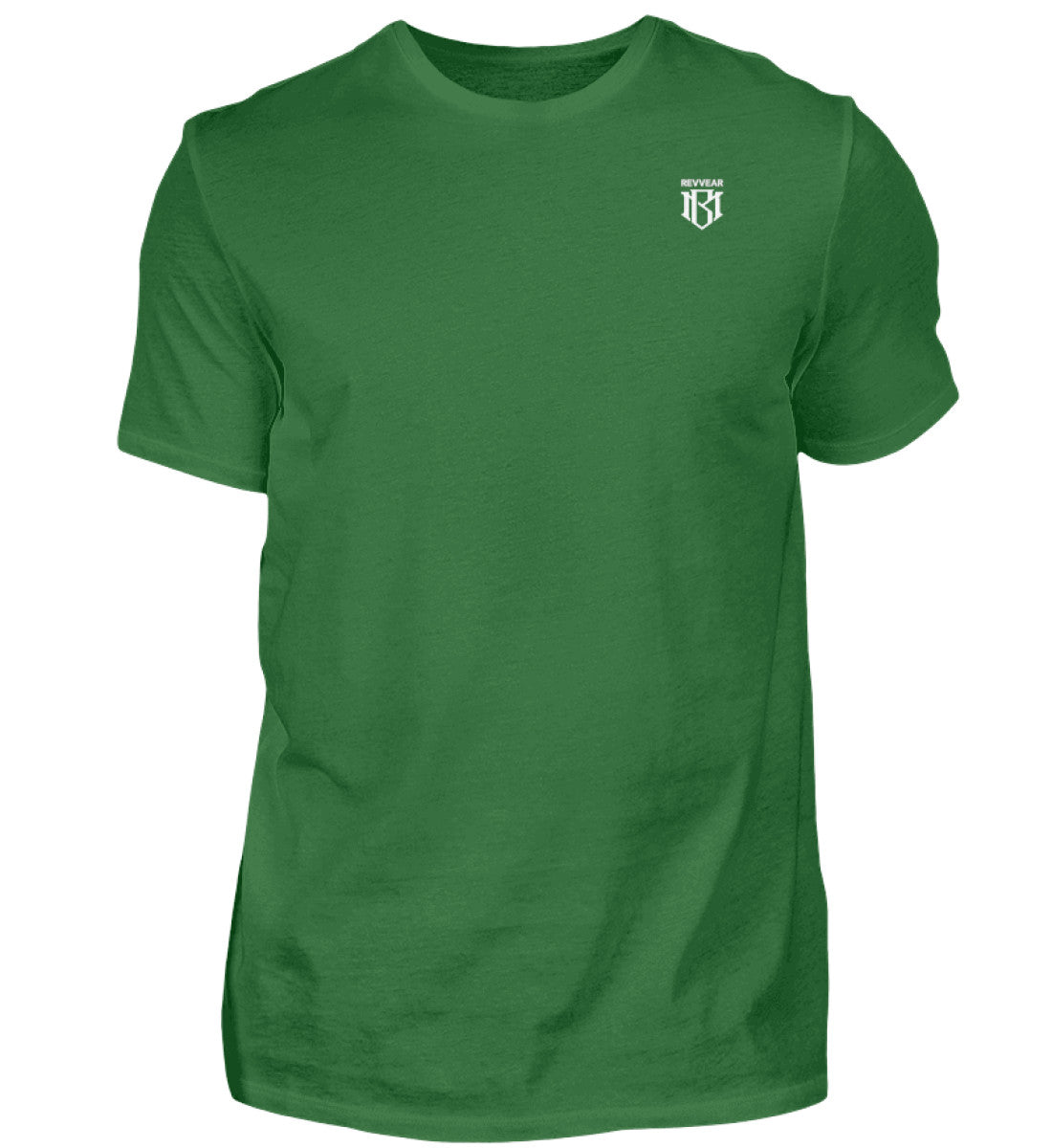 Green Herren Premium Shirt with round neck, 100% cotton.